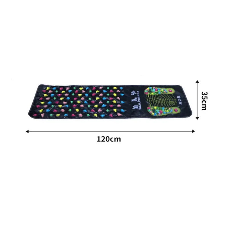 Tapis d'acupression reflexologie plantaire format 120cm