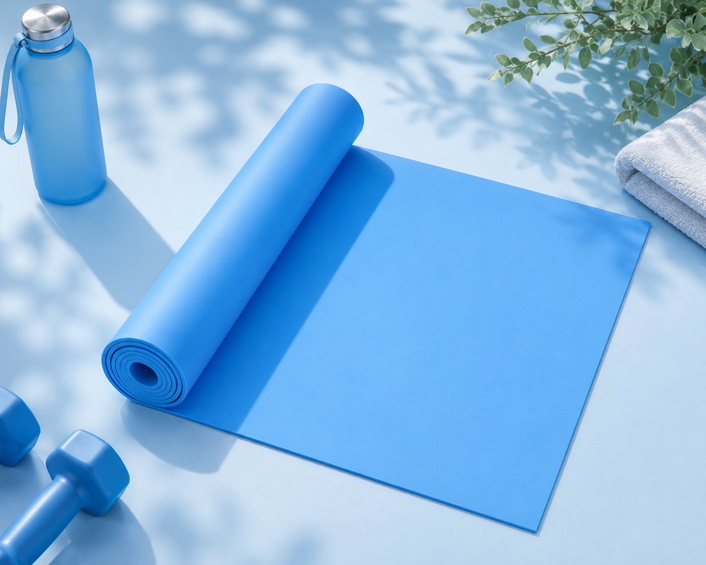 Elastique musculation portable bleu