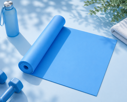 Elastique musculation portable bleu