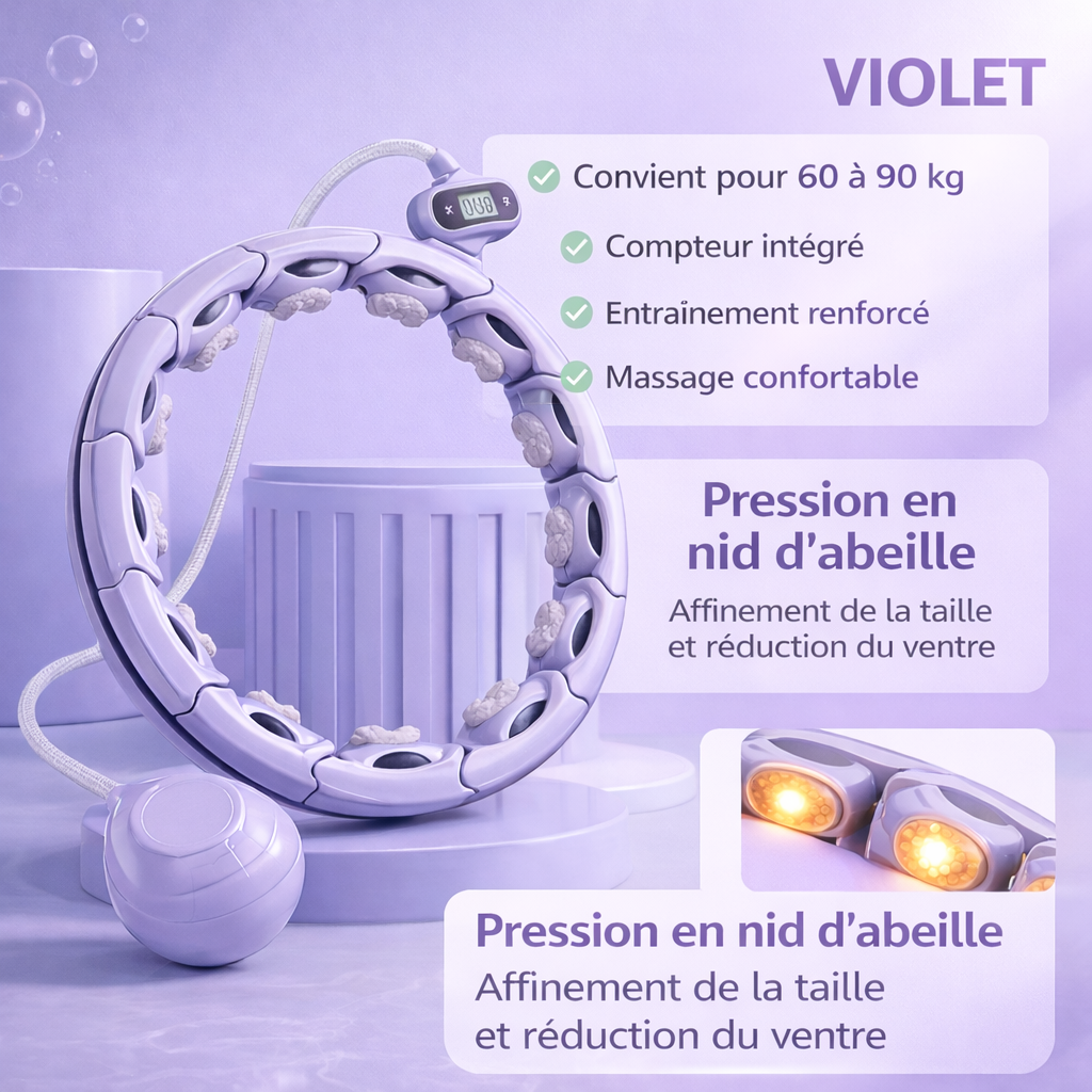  Fiche publicitaire hula hoop fitness intelligent