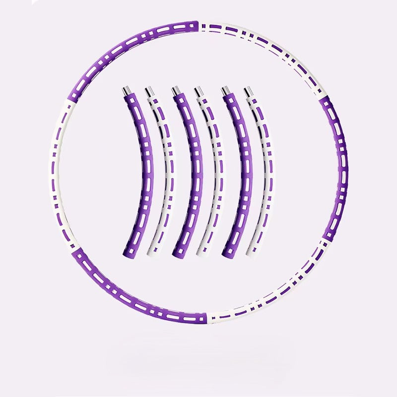 Hula hoop  couleur  violet blanc 94 cm