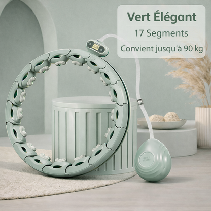  Hula hoop fitness intelligent couleur vert taille 17