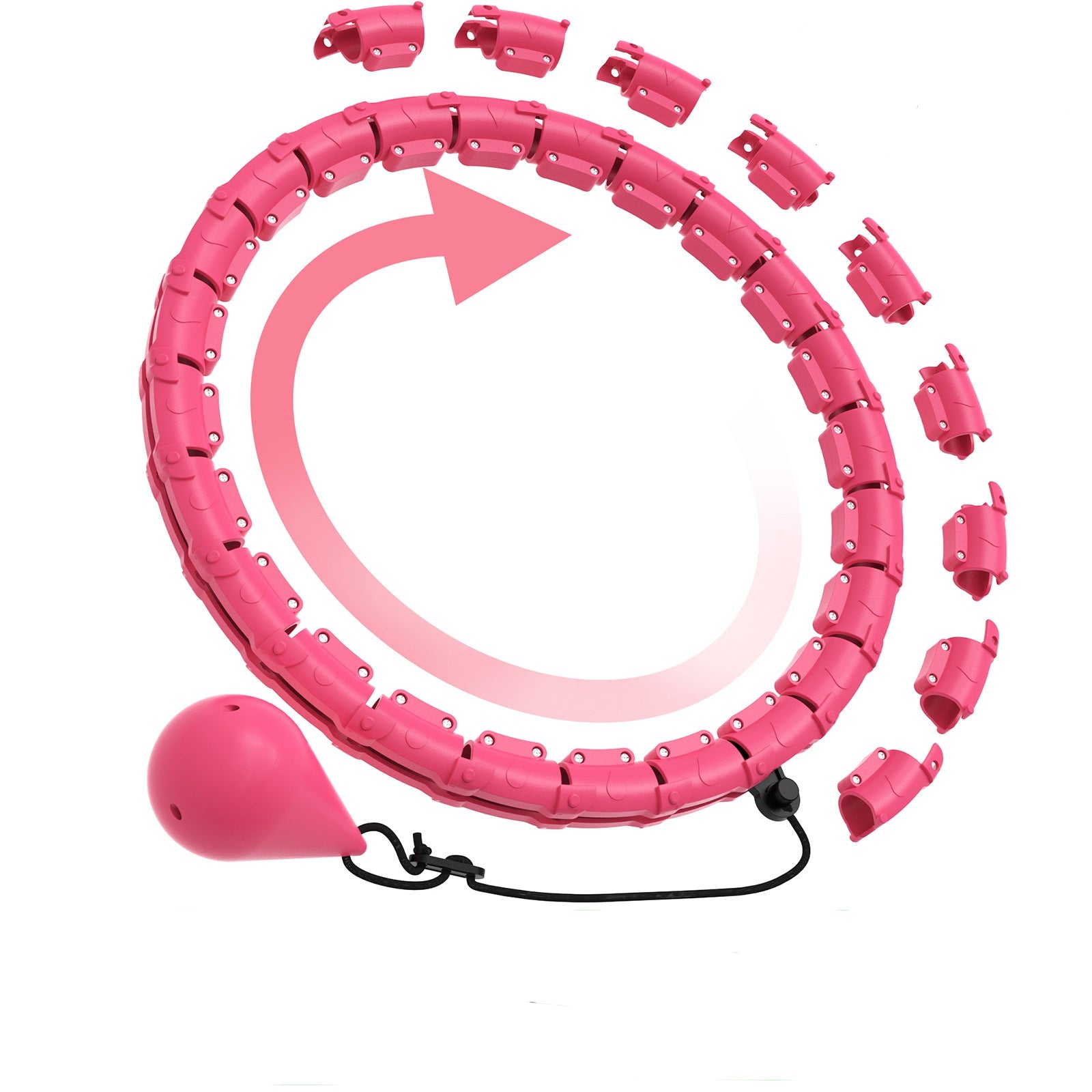 Hula hoop rouge
