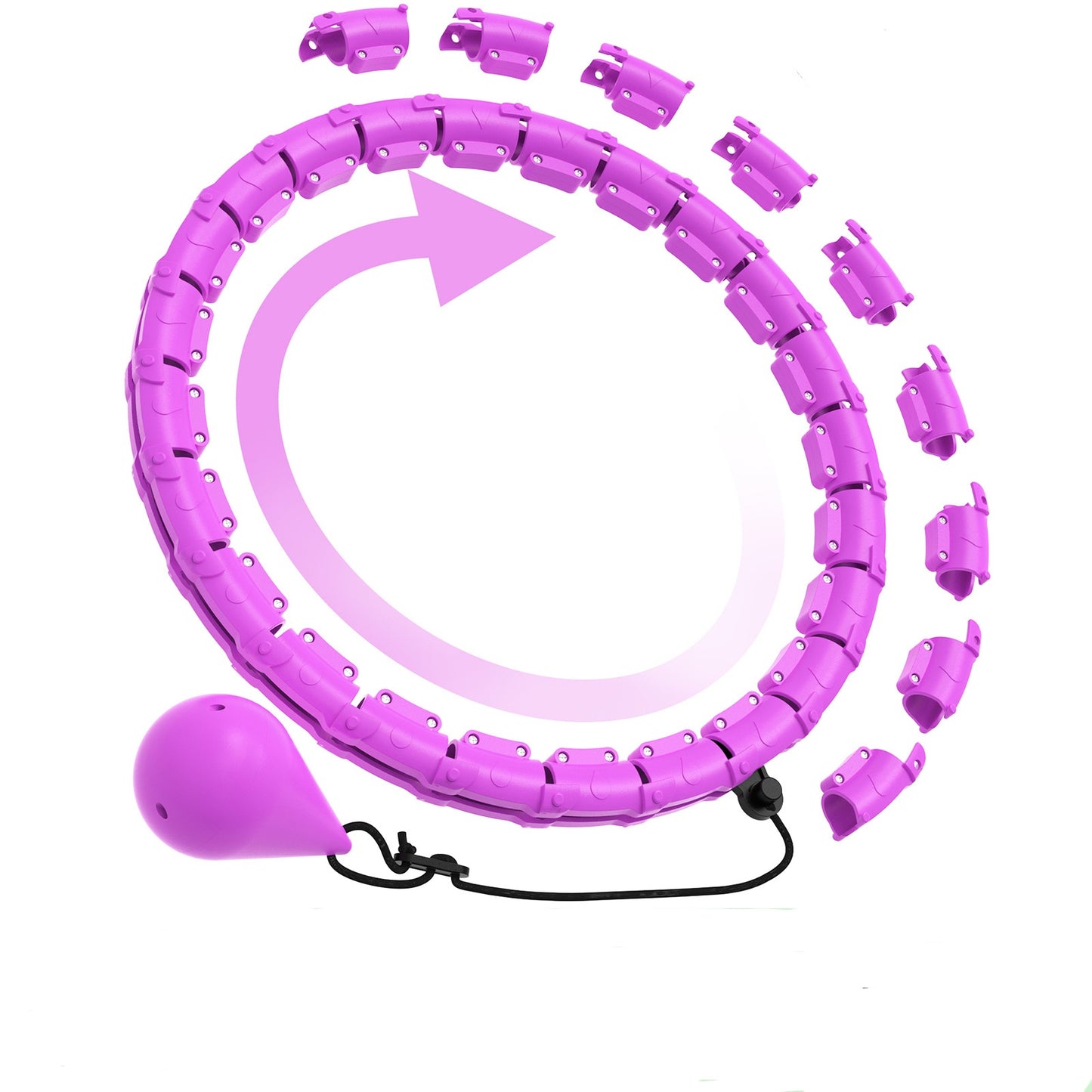 Hula hoop viloet