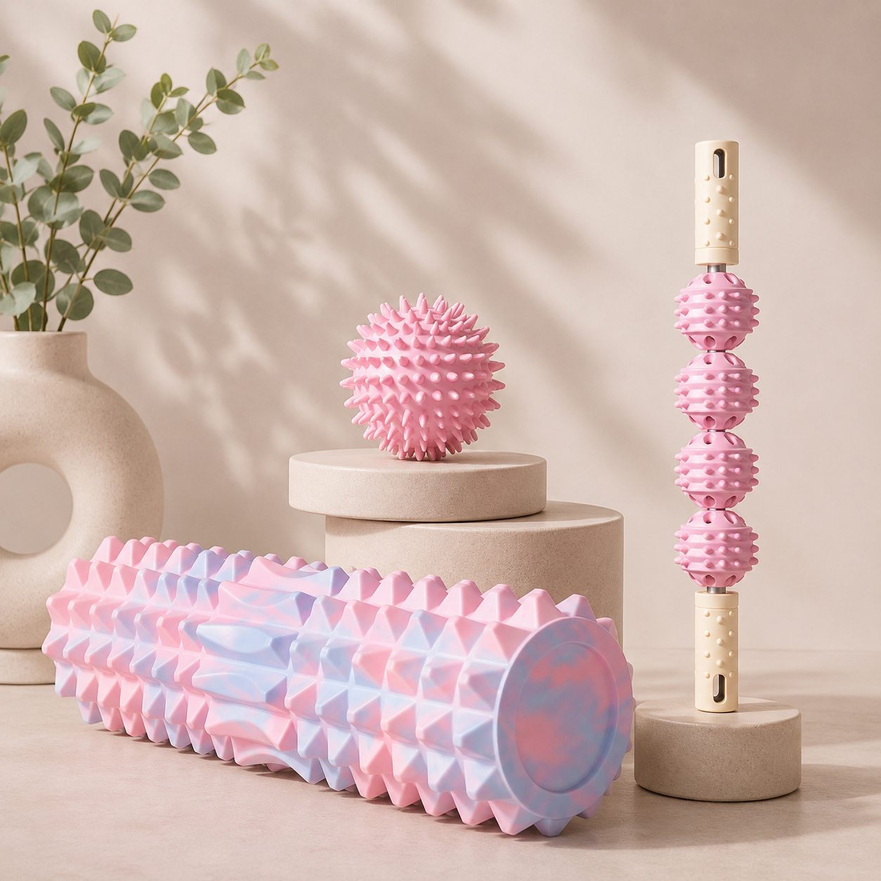 Rouleau de Massage 3 en 1 | Anti-Tension & Fascias™