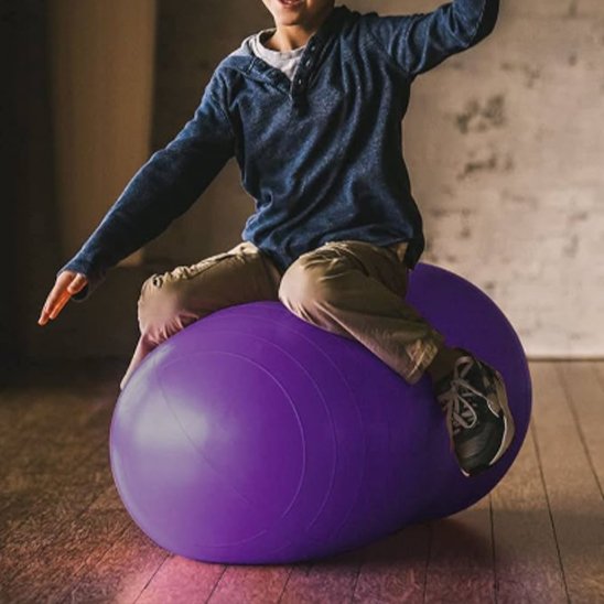 Swiss Ball cacahuete utilisation par enfant