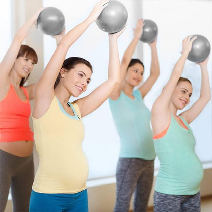 Swiss ball 25 cm ballon de gym exercice de groupe femme