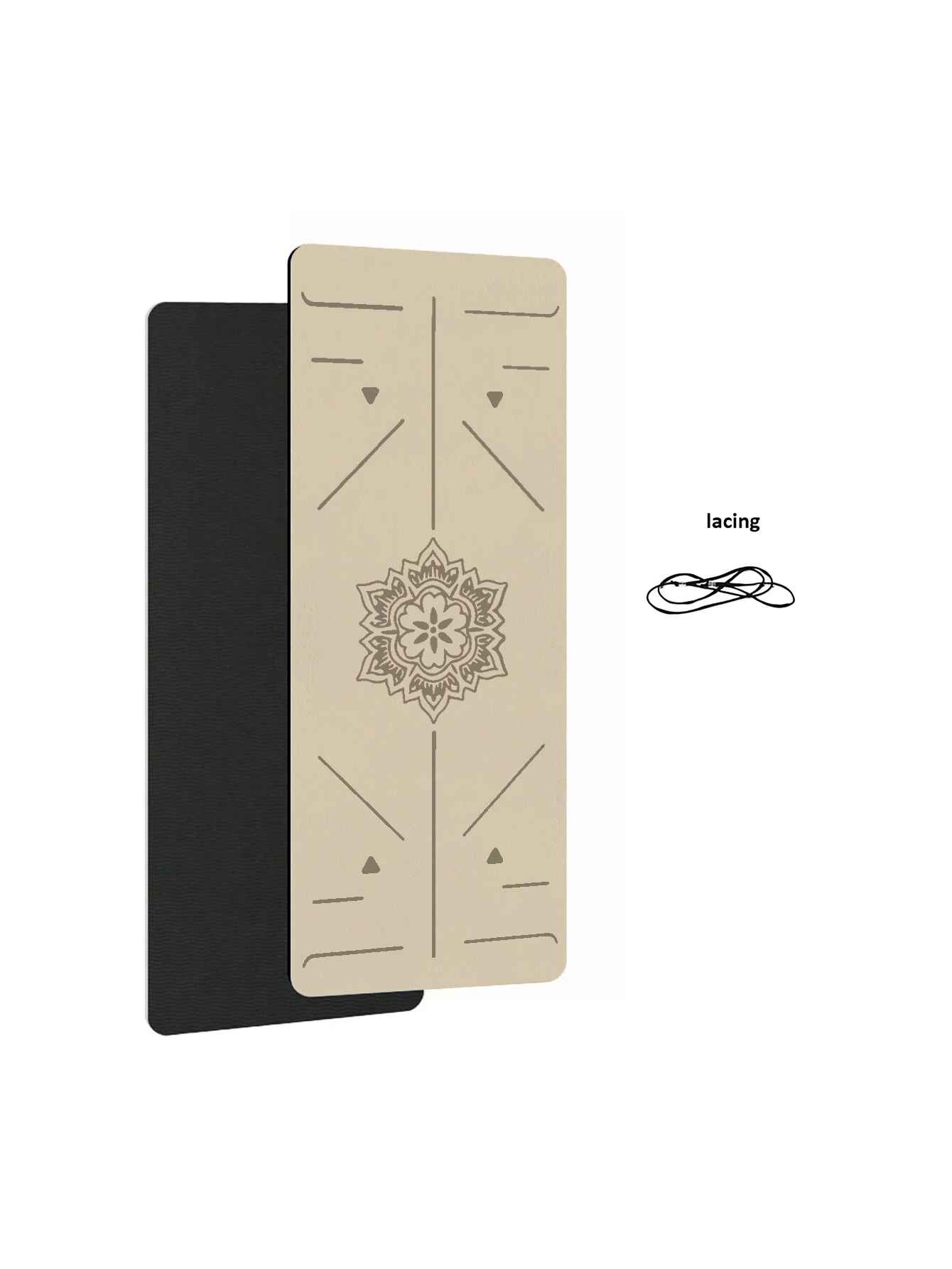 Tapis yoga Café Blanc