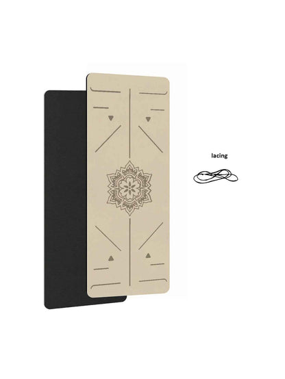 Tapis yoga Café Blanc