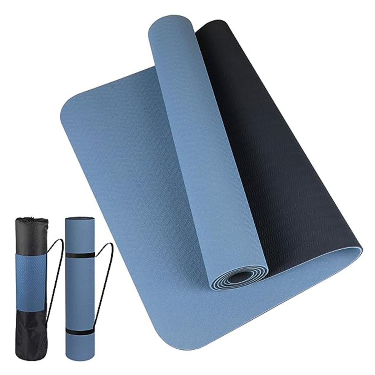 Tapis Bleu Gris
