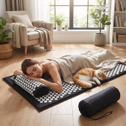 Tapis acupression 128x42 cm relaxation douleur