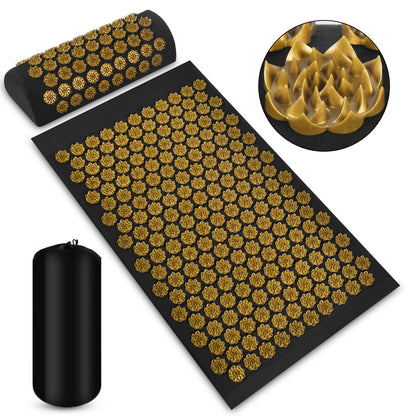 Tapis d acupression DoucePause couleur dore