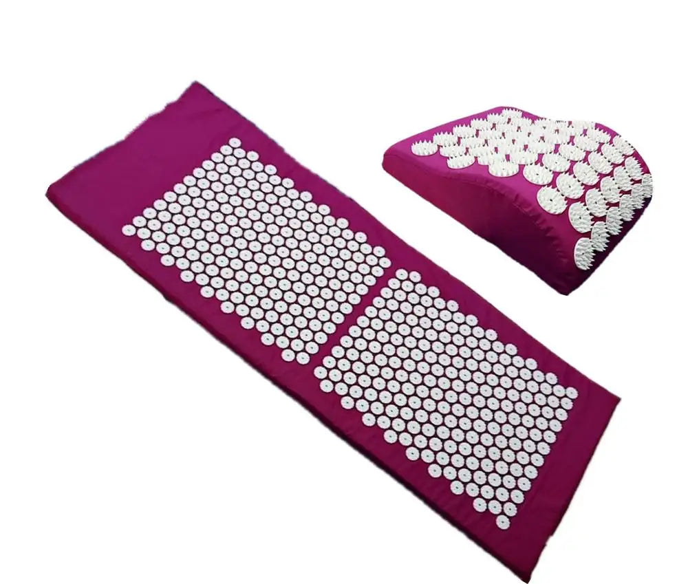 Tapis d'acupression XL couleur rose2