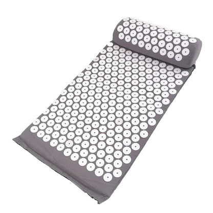 Tapis d acupression calme zen  gris