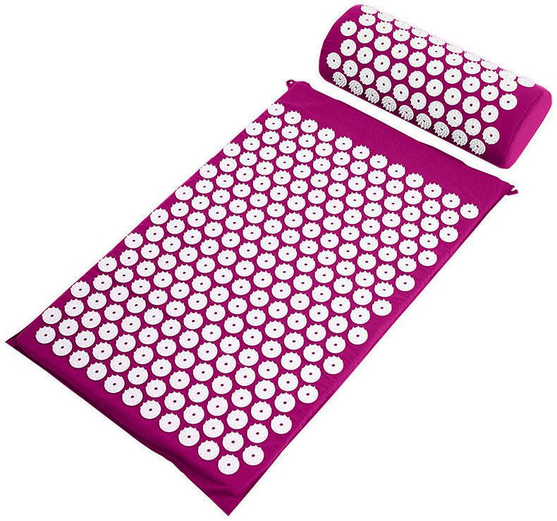 Tapis d acupression calme zen magenta