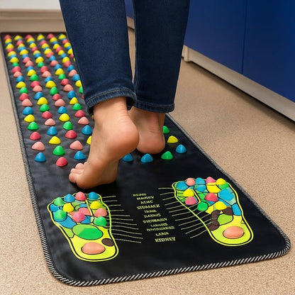 Tapis d'acupression reflexologie plantaire détail des pointes