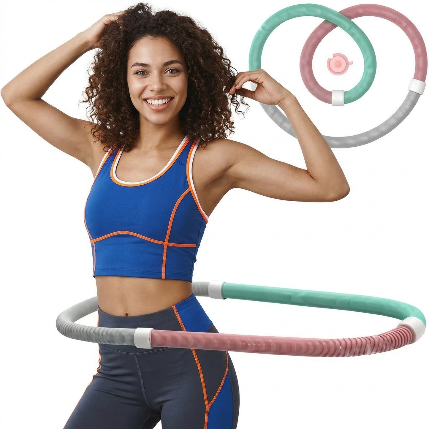 bien etre avec Hula Hoops  pour travailler taille
