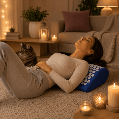 Coussin Acupression relaxer le dos et le cou