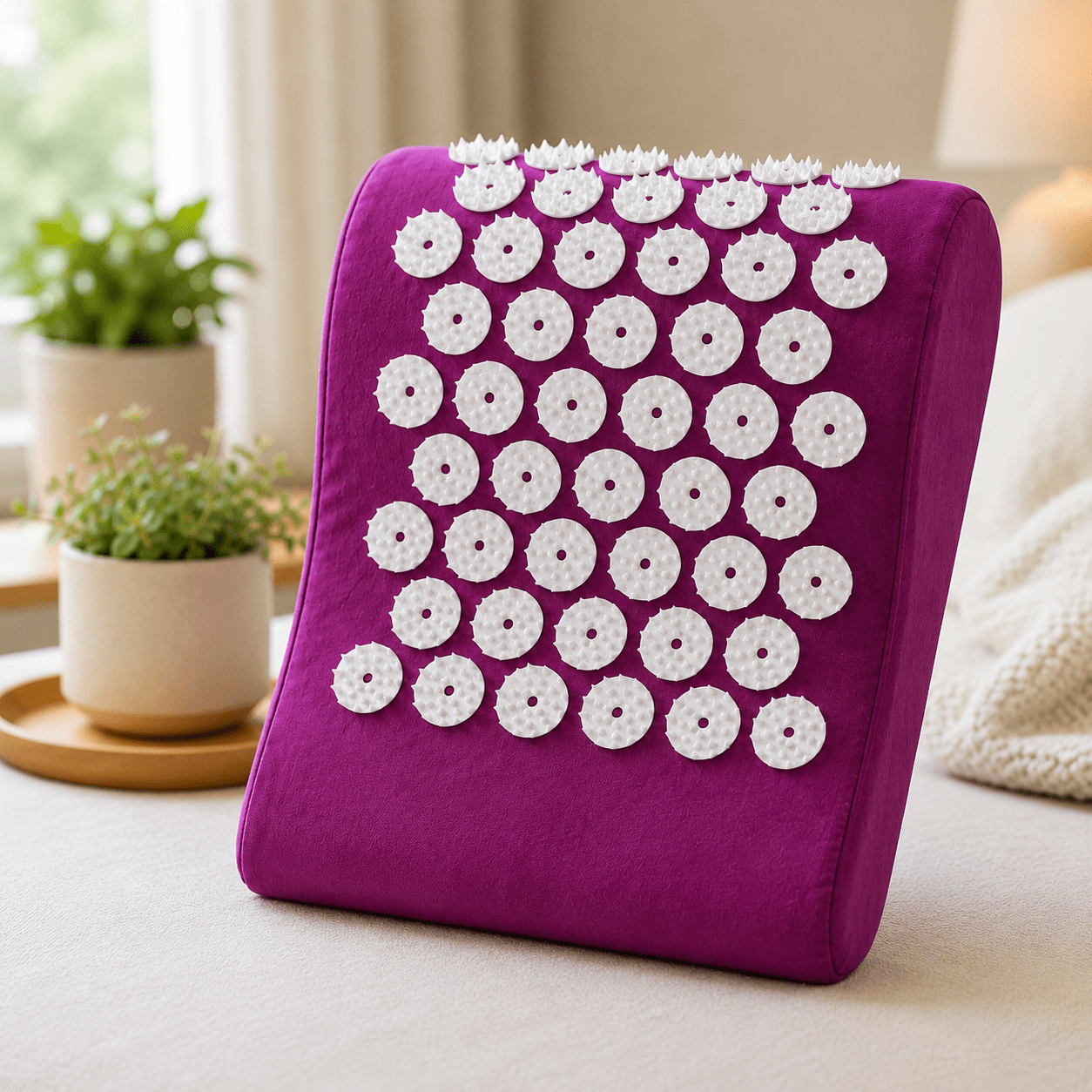 Coussin Acupression Rose confortable