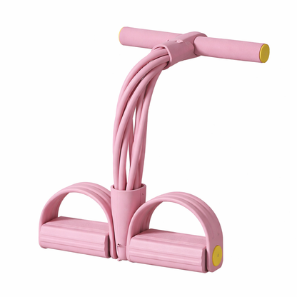 elastique musculation 6 tubes rose