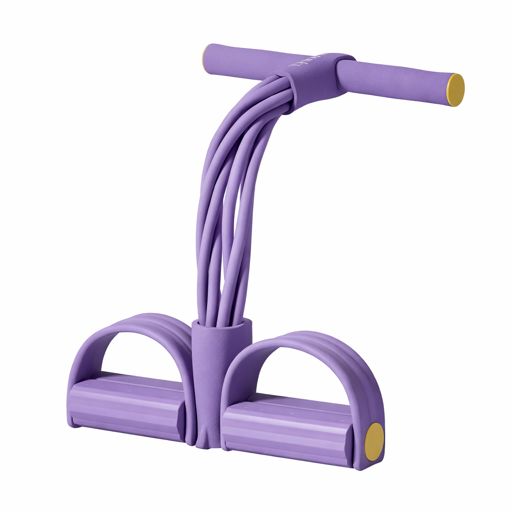 elastique musculation 6 tubes violet 