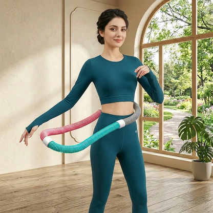 entrainement avec Hula Hoops  