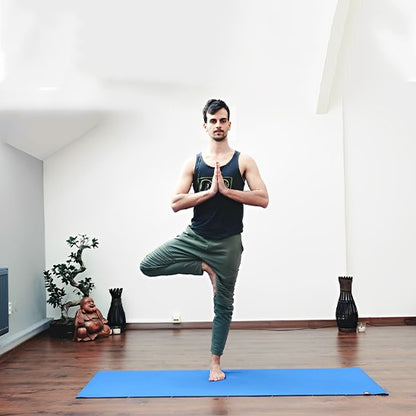 equilibre sur tapis de sport