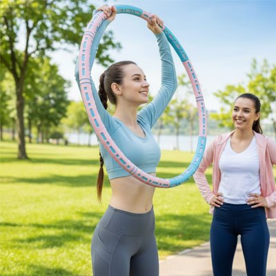 etirement avec hula hoop