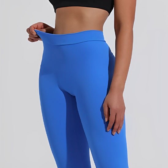 Legging femme bleu2