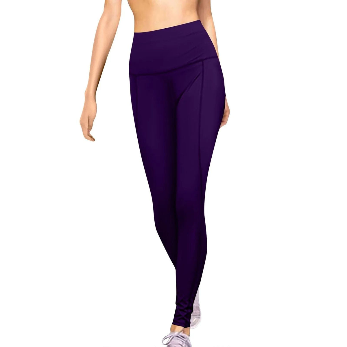 legging sport femme bleu royal taille haute espace zenfit