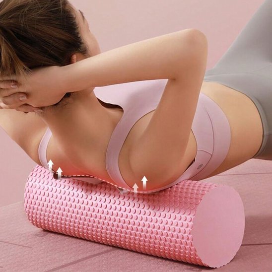 Rouleau de massage pour soulager douleurs aux dos