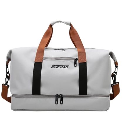 sac de sport femme gris