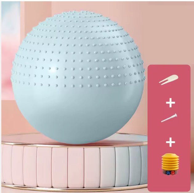 swiss ball texture bleu doux