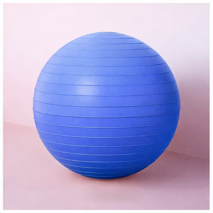 swiss ball bleu raye ballon gym