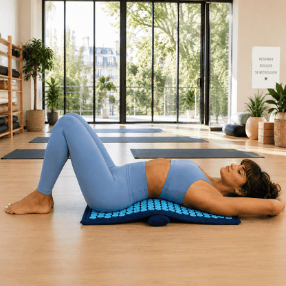 Tapis d'acupression relaxation lombaire