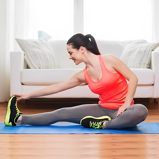 Tapis de sport étirement 