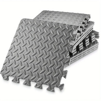  tapis de sport puzzle gris