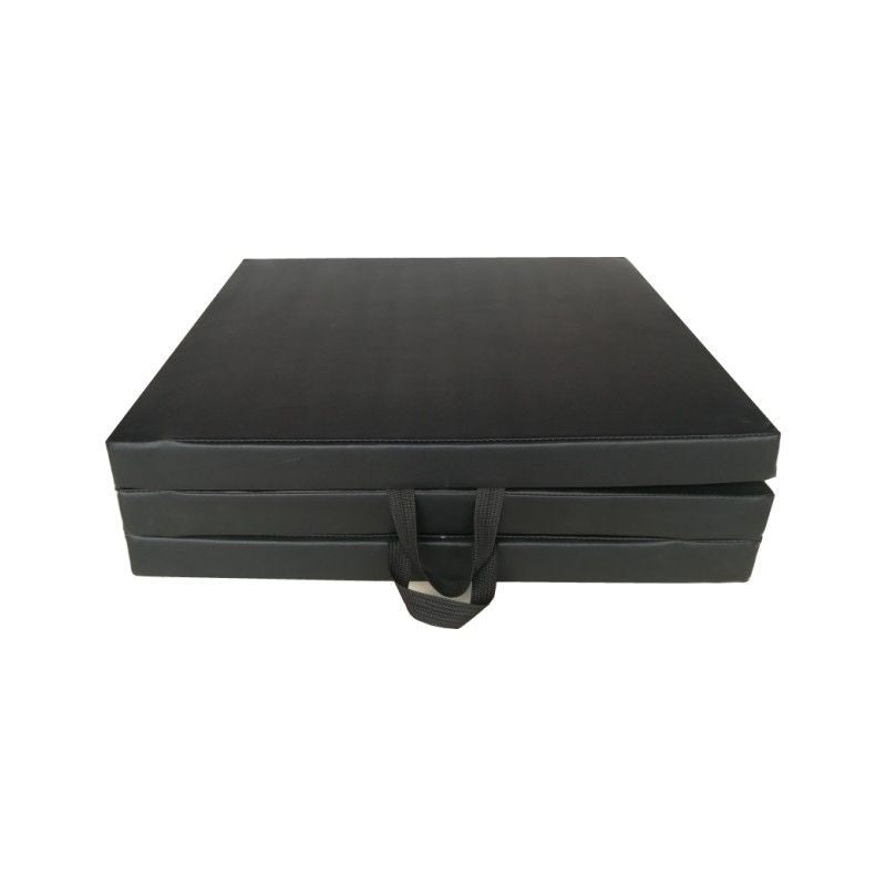 tapis de gym pliable noir