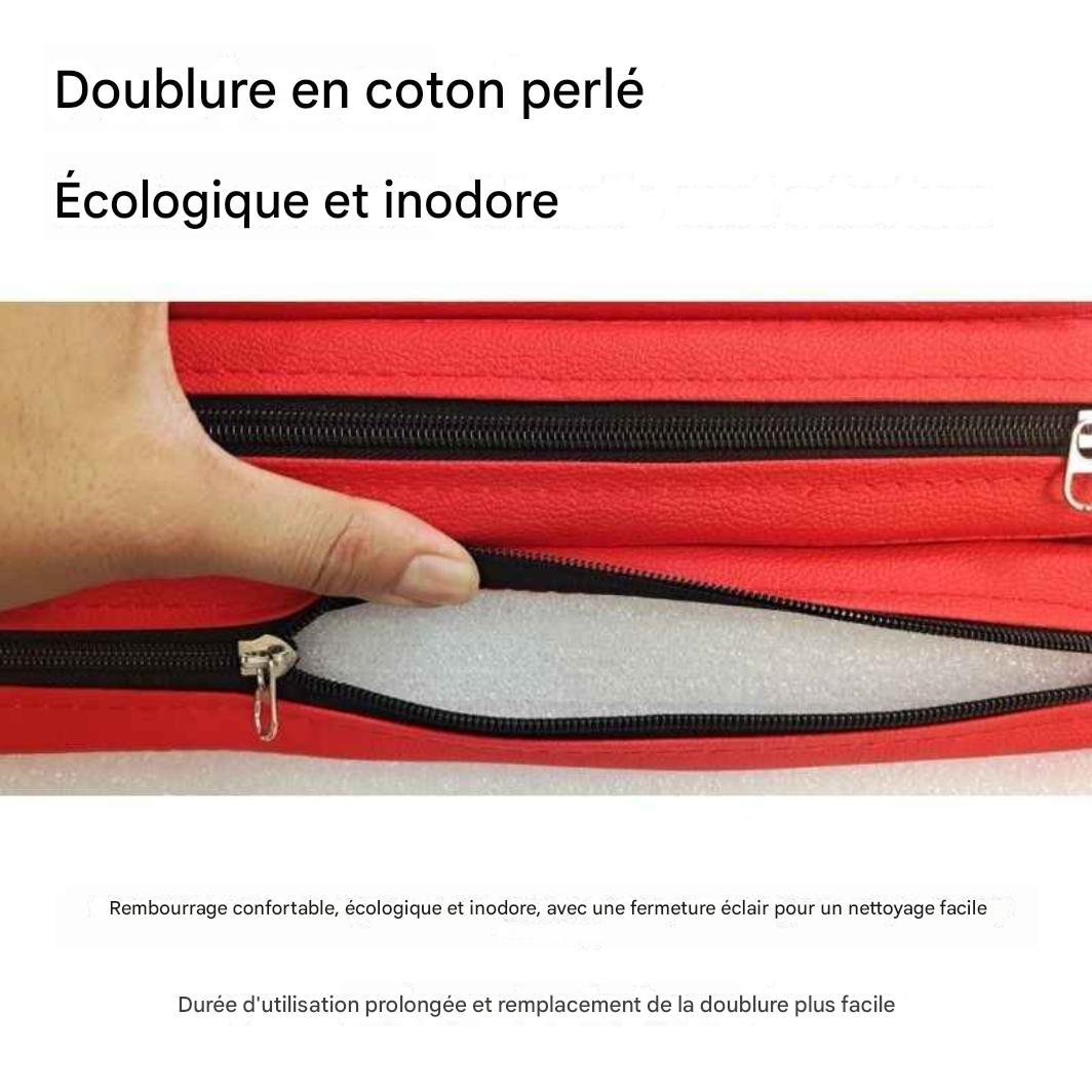 tapis de gym pliable rouge rembourrage
