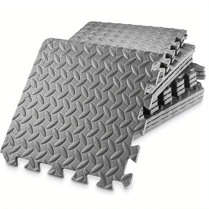  tapis de sport puzzle gris