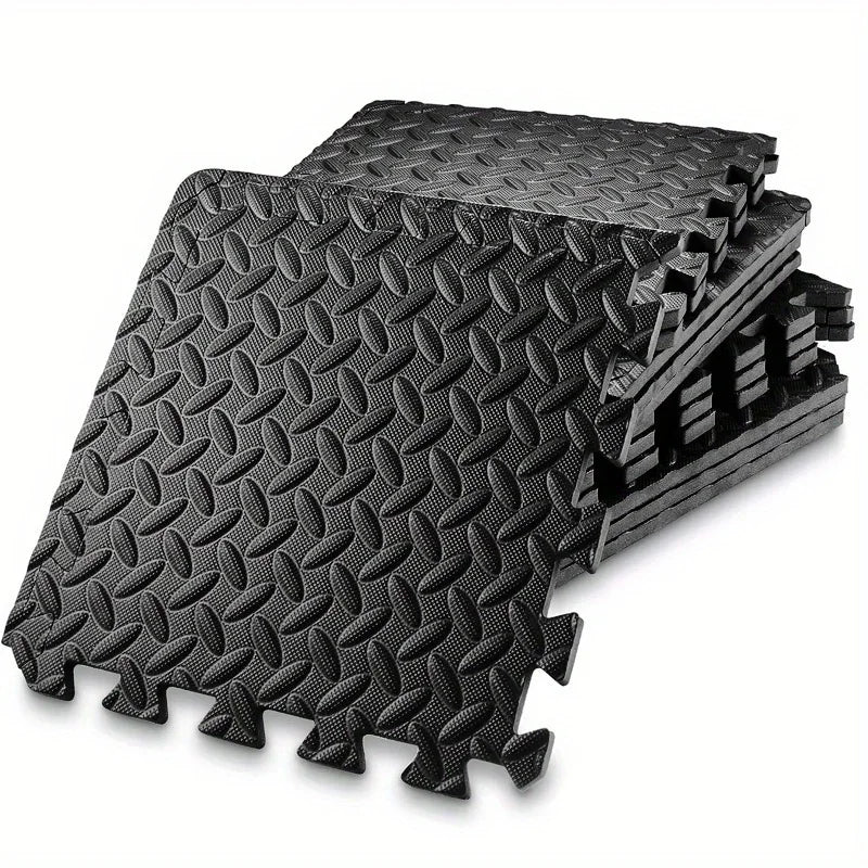  tapis de sport puzzle noir 