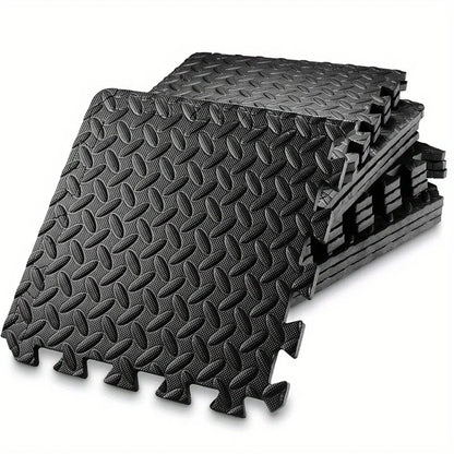  tapis de sport puzzle noir 