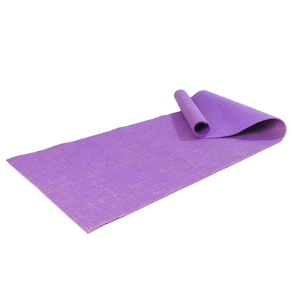 tapis de yoga en jute confortable 