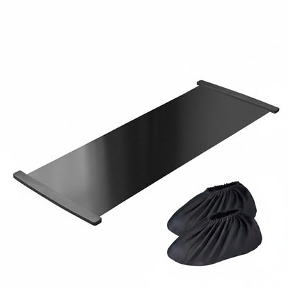 tapis glissant noir et chaussettes