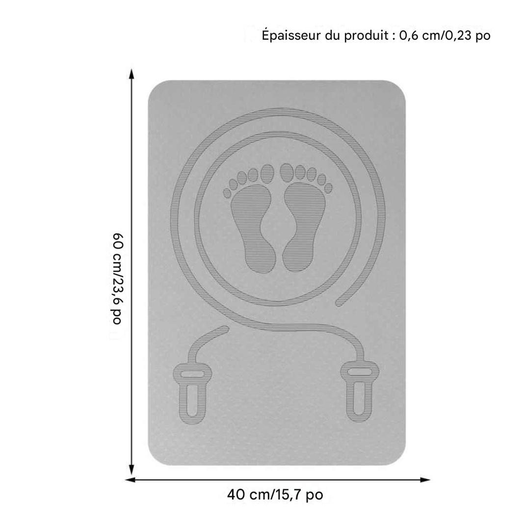 tapis gym gris