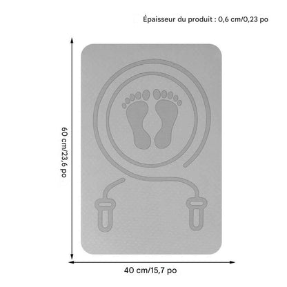 tapis gym gris