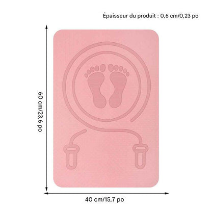 tapis gym rose
