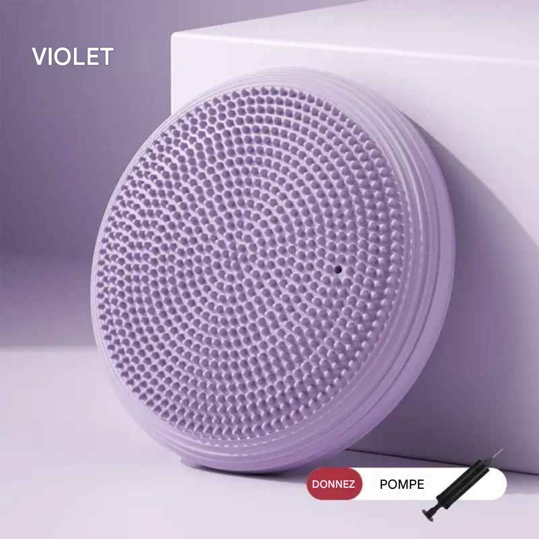 tapis pilates equilibre violet Espace zenfit