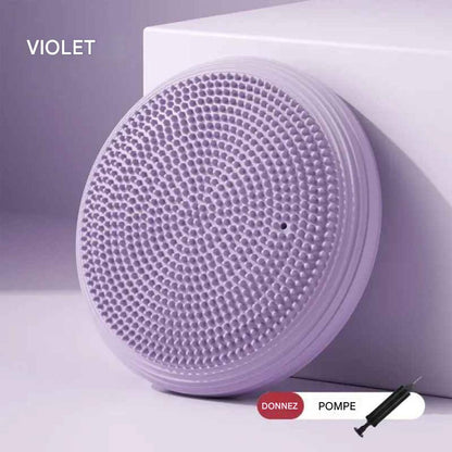 tapis pilates equilibre violet Espace zenfit